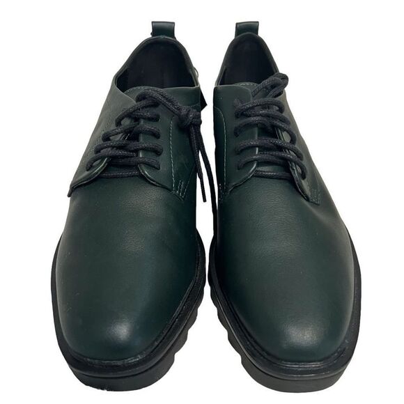 NWT Zara oxfords hunter green size 6 - Picture 1 of 12